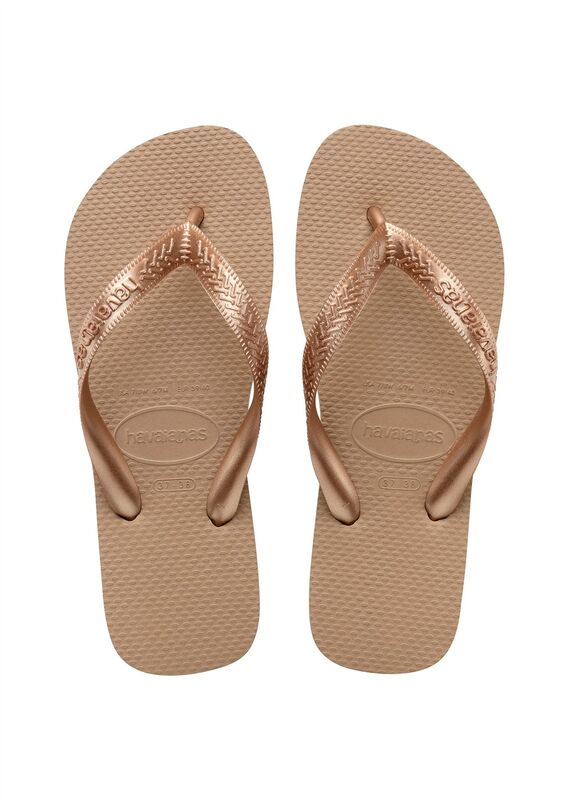 Havaianas - HAV. TOP TIRAS Kadın PEMBE ALTIN Terlik - 4137428