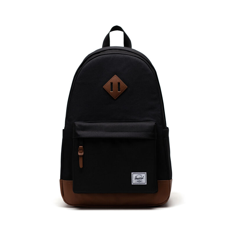 Herschel Heritage Backpack - Black/Tan - OS Uniseks Siyah Sırt Çantası - 11383-00055