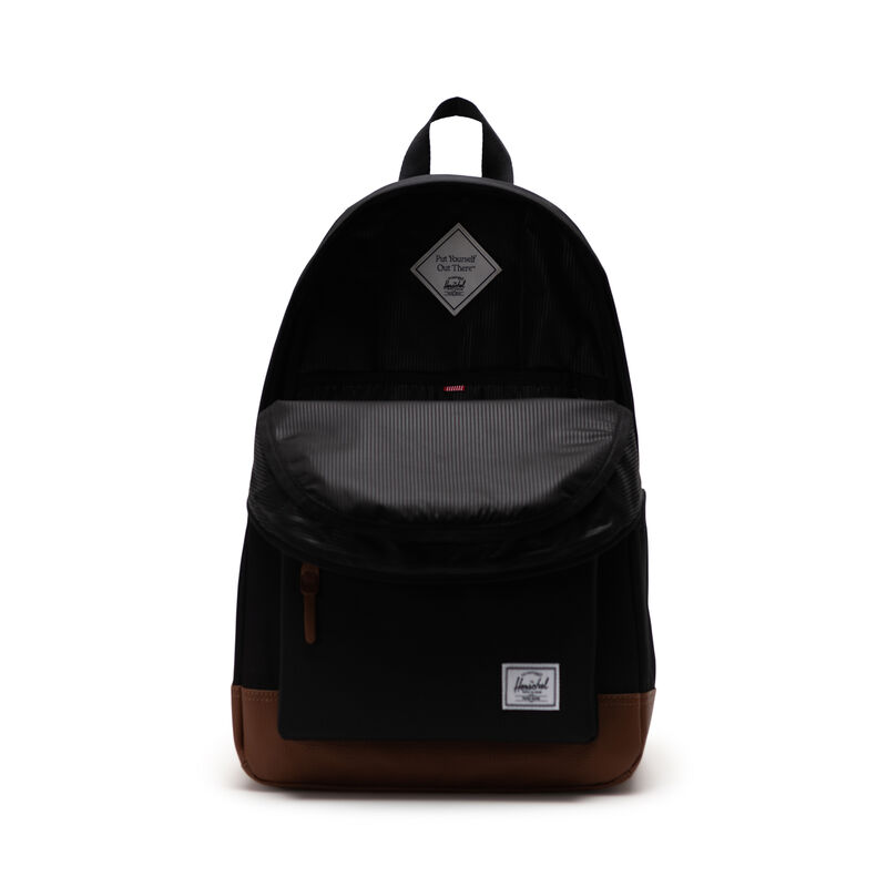Herschel Heritage Backpack - Black/Tan - OS Uniseks Siyah Sırt Çantası - 11383-00055