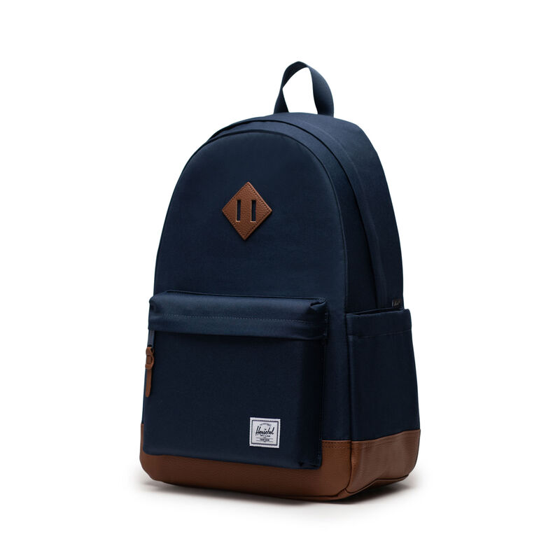 Herschel Heritage Backpack - Navy/Tan - OS Uniseks Lacivert Sırt Çantası - 11383-03548