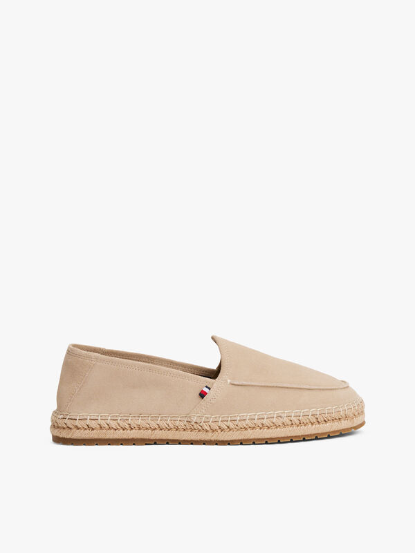 Tommy Hilfiger - HILFIGER FLEX ESPA SUEDE LOAFER Erkek Bej Günlük Ayakkabı - FM0FM05392