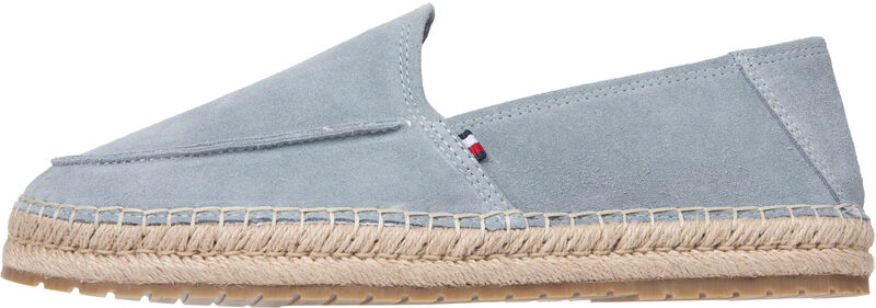 Tommy Hilfiger - HILFIGER FLEX ESPA SUEDE LOAFER Erkek Gri Günlük Ayakkabı - FM0FM05392
