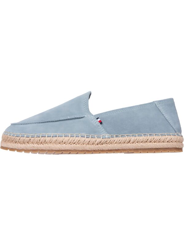 Tommy Hilfiger - HILFIGER FLEX ESPA SUEDE LOAFER Erkek Gri Günlük Ayakkabı - FM0FM05392