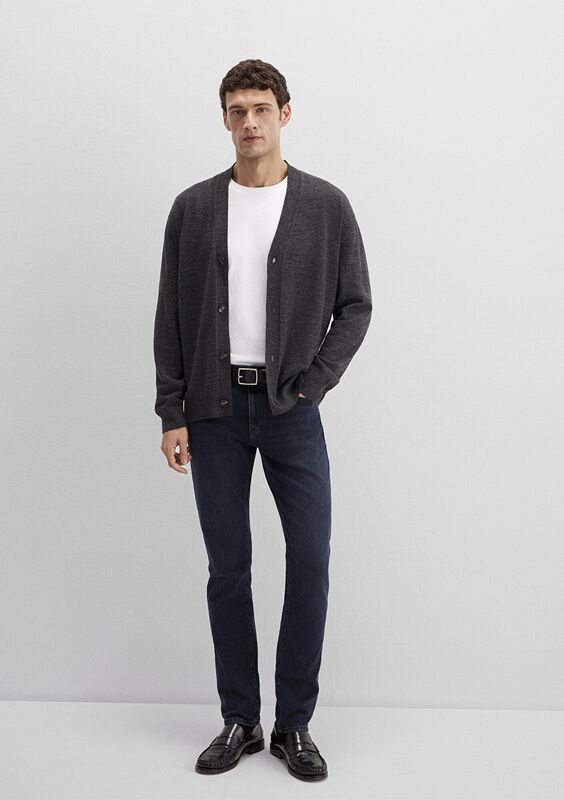 HIRKA Erkek Koyu Gri Hırka - M0710317