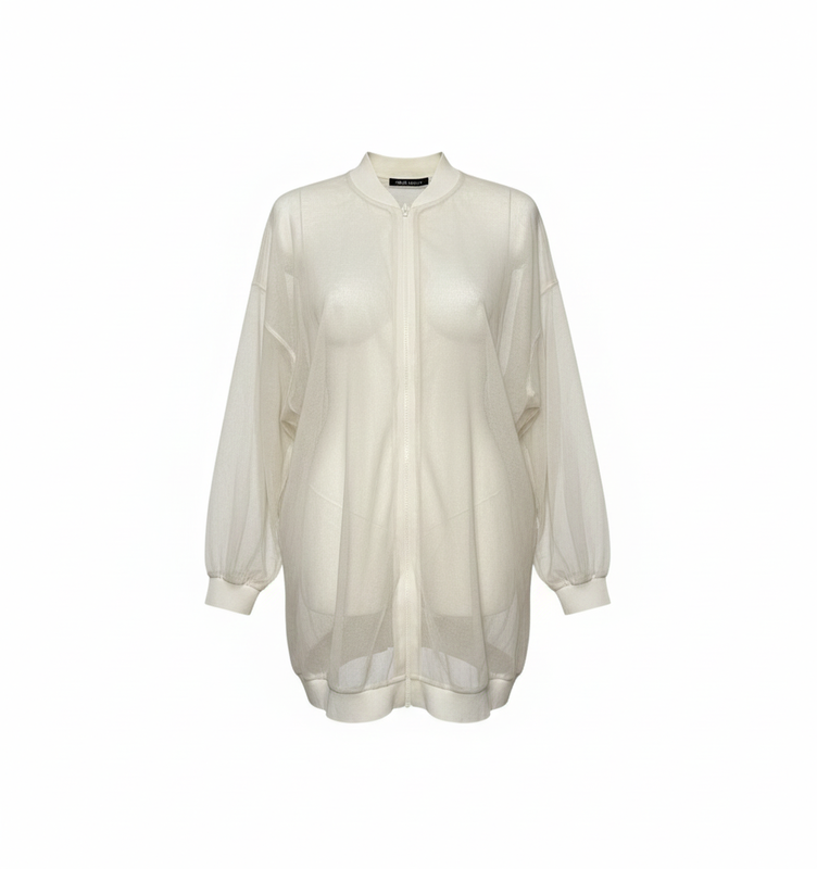 Mısırlı - HIRKA Uniseks Beyaz Hırka - W22S07D101HR