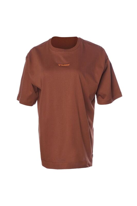 HMLARIA OVERSIZE T-SHIRT S/S Kadın CAPPUCINO T-Shirt - H911923