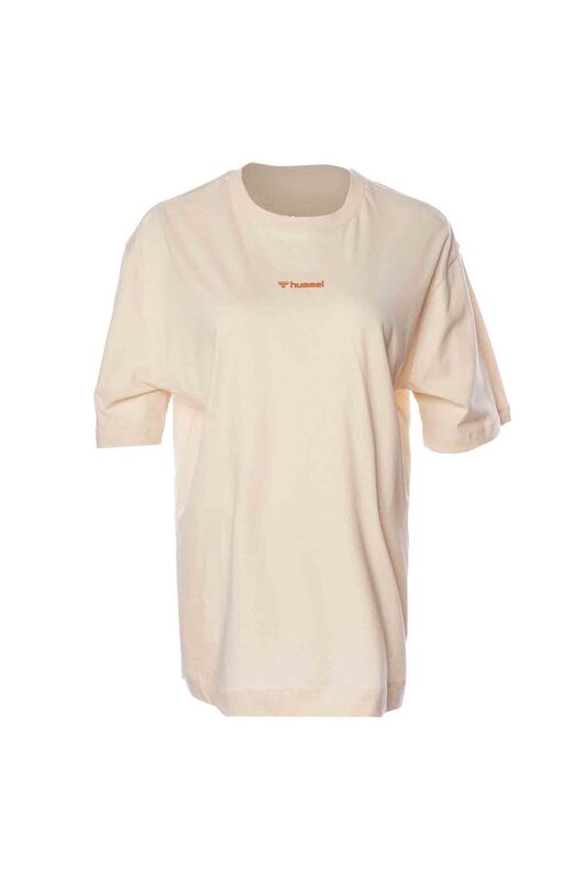 HMLARIA OVERSIZE T-SHIRT S/S Kadın WHITECAP GREY T-Shirt - H911923