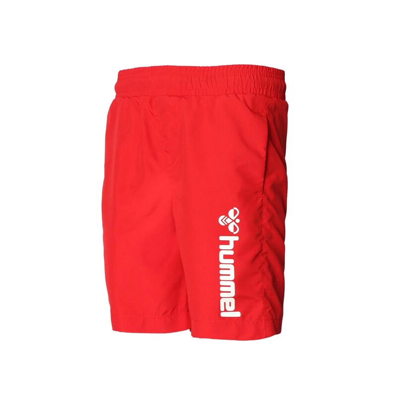 Hummel - HMLBONX SWIM SHORTS Erkek Çocuk Kırmızı Deniz Şortu - 950064-6110