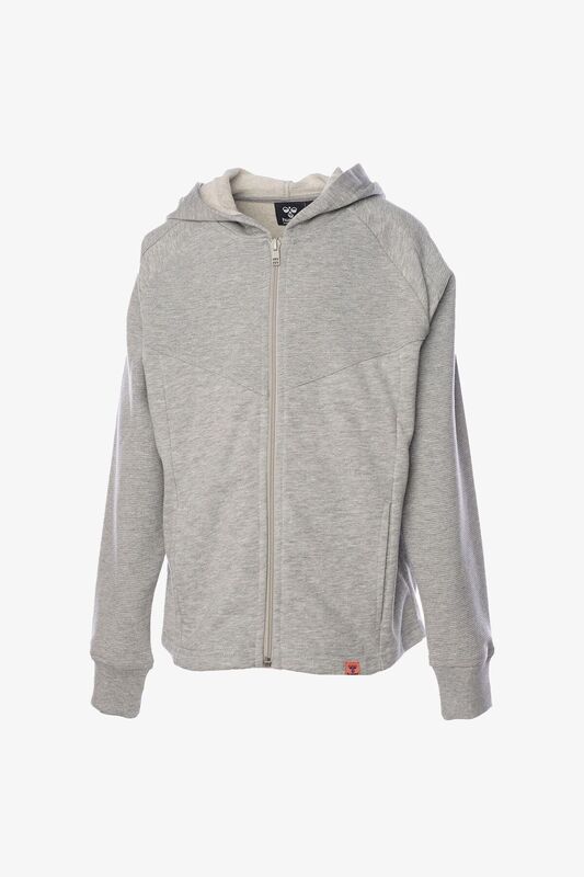 HMLELUF ZIP HOODIE Unisex Çocuk Gri Sweatshirt - H921944