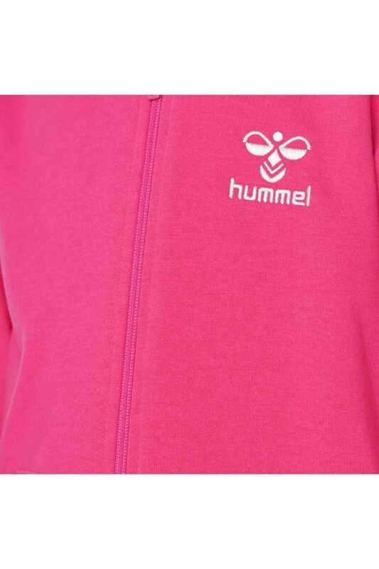 HMLFELISIAS ZIP HOODIE Unisex Çocuk RASPBERRY SORBET Sweatshirt - 921599