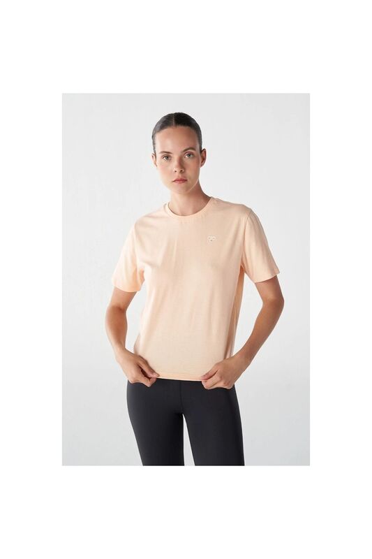 Hummel - hmlT-IC ICONA REGULAR T-SHIRT Kadın PEACH PARFAIT T-Shirt - H911867