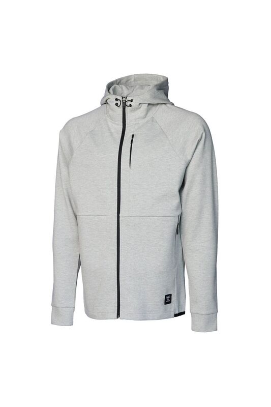 hmlT-MT INTERVAL ZIP HOODIE Erkek Gri Sweatshirt - 921647