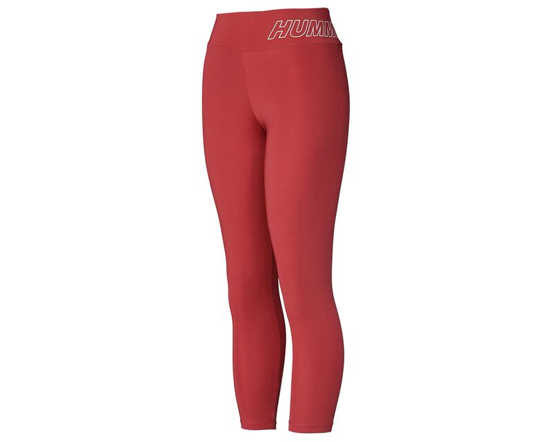 hmlT-TE APEX MID WAIST 7/8 TIGHTS Kadın Kırmızı Tayt - 931680-2001