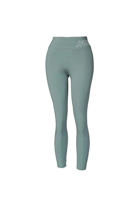 hmlT-TE APEX MID WAIST 7/8 TIGHTS Kadın Yeşil Tayt - 931680-2001