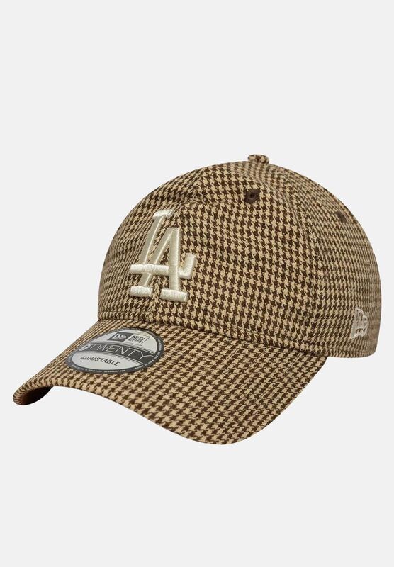 New Era - HOUNDSTOOTH 9TWENTY LOSDOD DAU Uniseks Kahverengi Şapka - 60691223