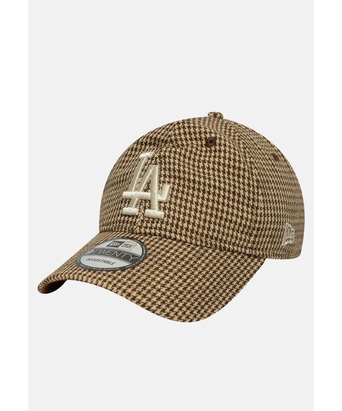 New Era - HOUNDSTOOTH 9TWENTY LOSDOD DAU Uniseks Kahverengi Şapka - 60691223