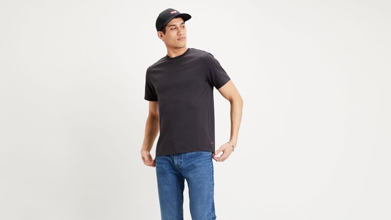 Levi's - HOUSEMARK GRAPHIC TEE SSNL HM OUTLINE T Erkek Siyah T-Shirt - 22489