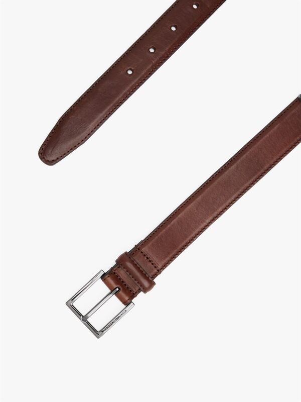 HUDSON LEATHER 3.0 Erkek Kahverengi Kemer - AM0AM13379