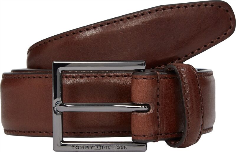 HUDSON LEATHER 3.0 Erkek Kahverengi Kemer - AM0AM13379 HUDSON LEATHER 3.0 Erkek Kahverengi Kemer - AM0AM13379