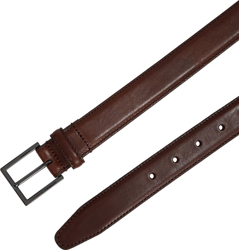 Tommy Hilfiger - HUDSON LEATHER 3.0 Erkek Kahverengi Kemer - AM0AM13379