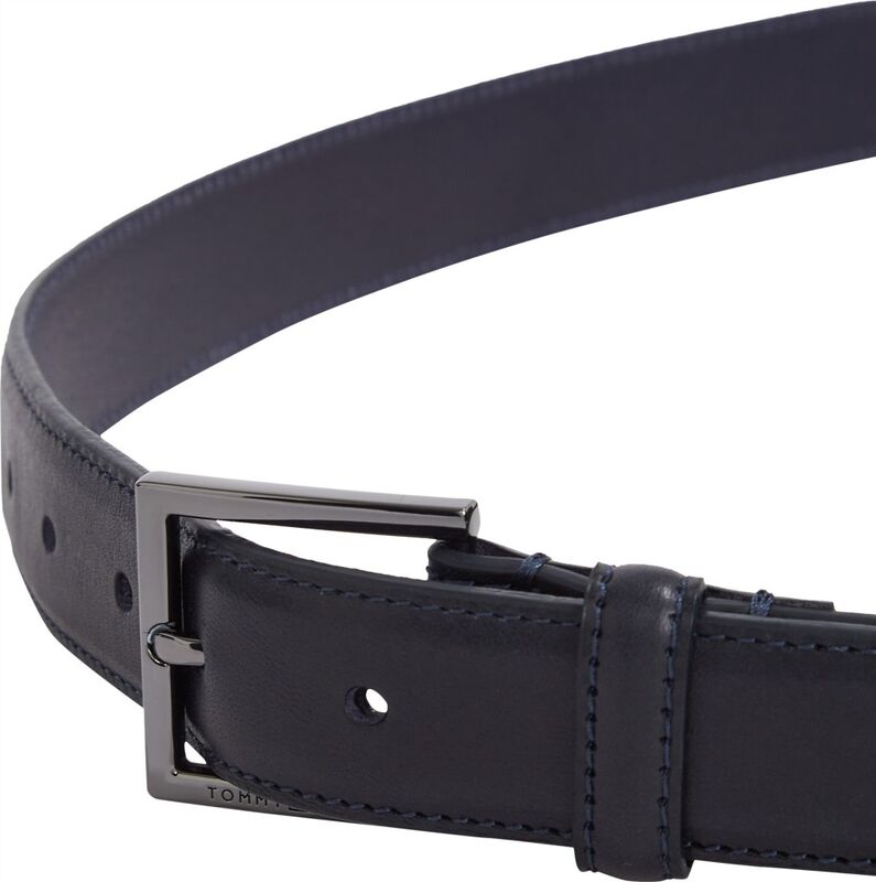 HUDSON LEATHER 3.0 Erkek Mavi Kemer - AM0AM13379