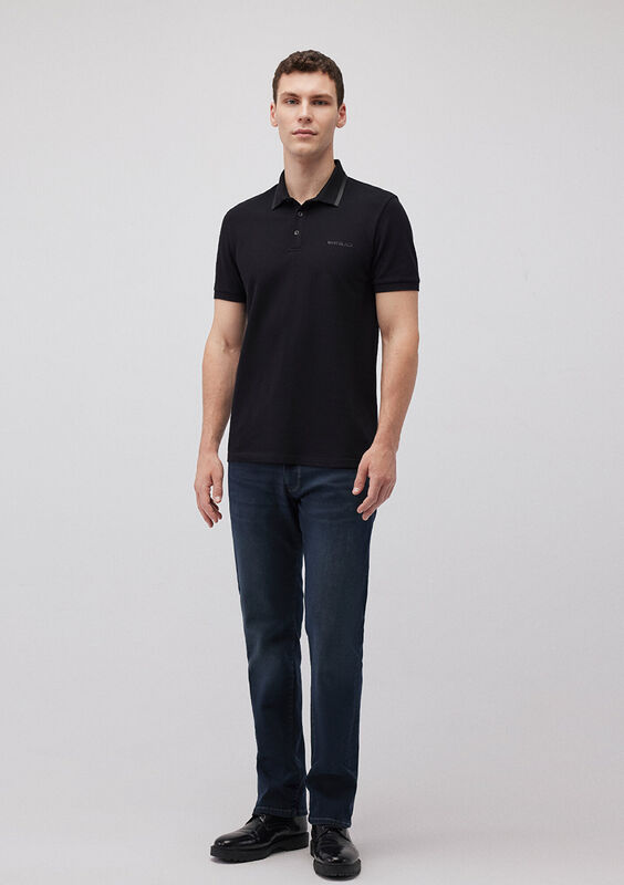 HUNTER Erkek Koyu Mavi Denim Pantolon - M00202