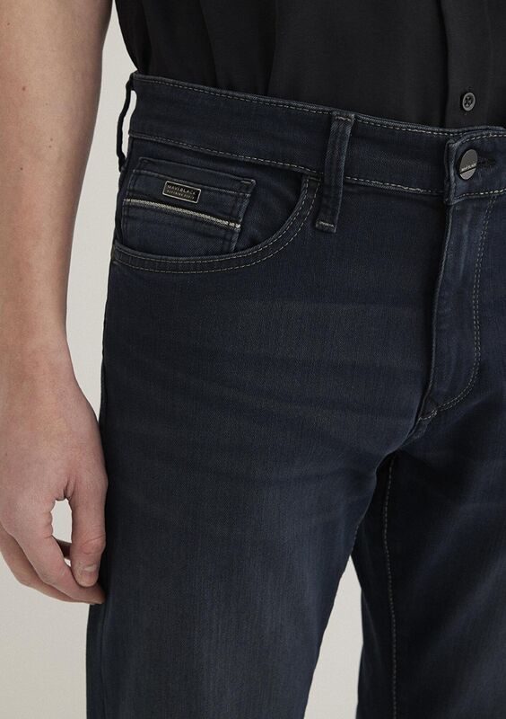 HUNTER Erkek Koyu Mavi Denim Pantolon - M00202