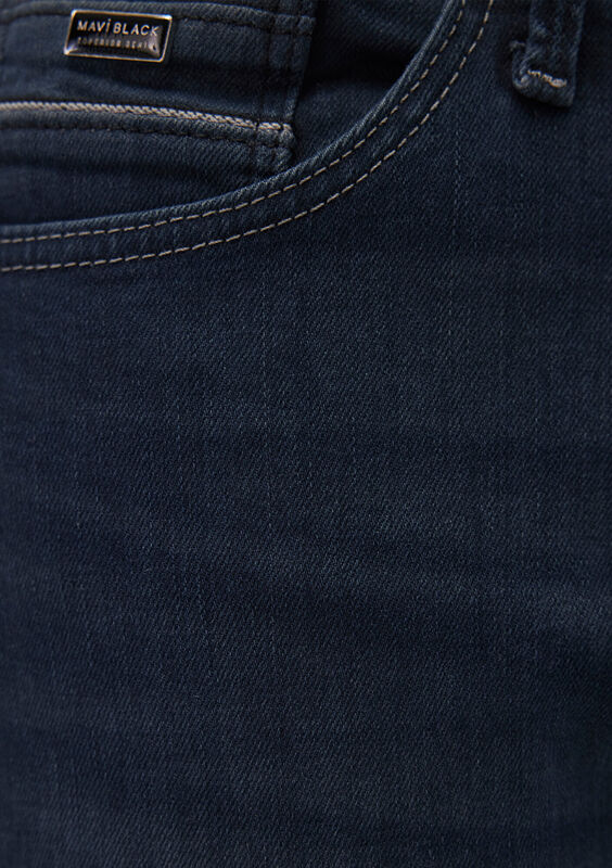 HUNTER Erkek Koyu Mavi Denim Pantolon - M00202