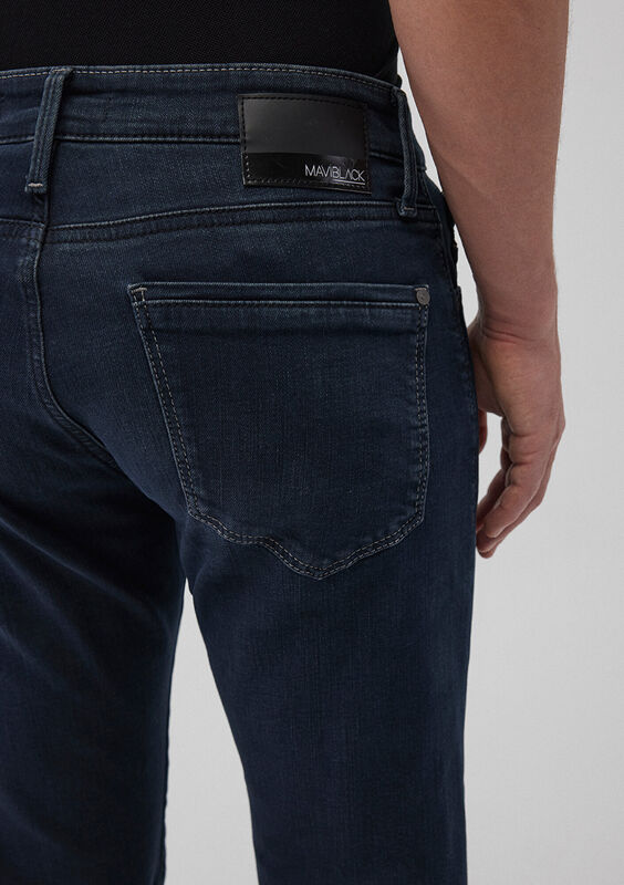 HUNTER Erkek Koyu Mavi Denim Pantolon - M00202