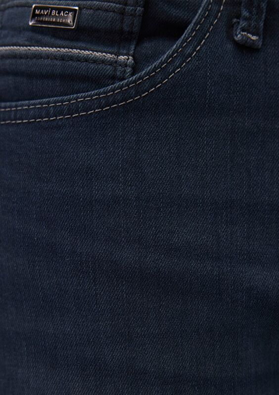 HUNTER Erkek Koyu Mavi Denim Pantolon - M00202