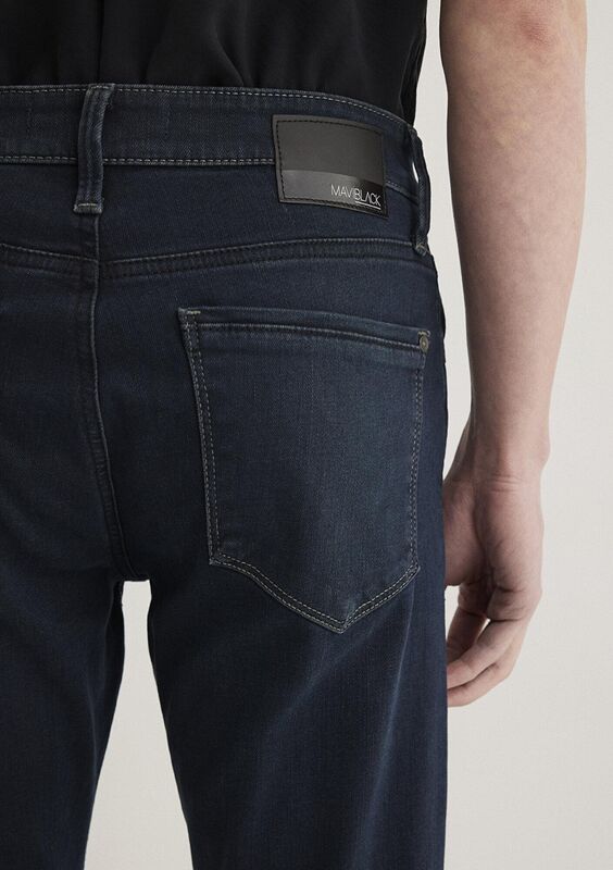 HUNTER Erkek Koyu Mavi Denim Pantolon - M00202