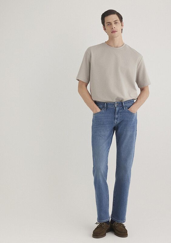 HUNTER Erkek Mavi Denim Pantolon - M00202