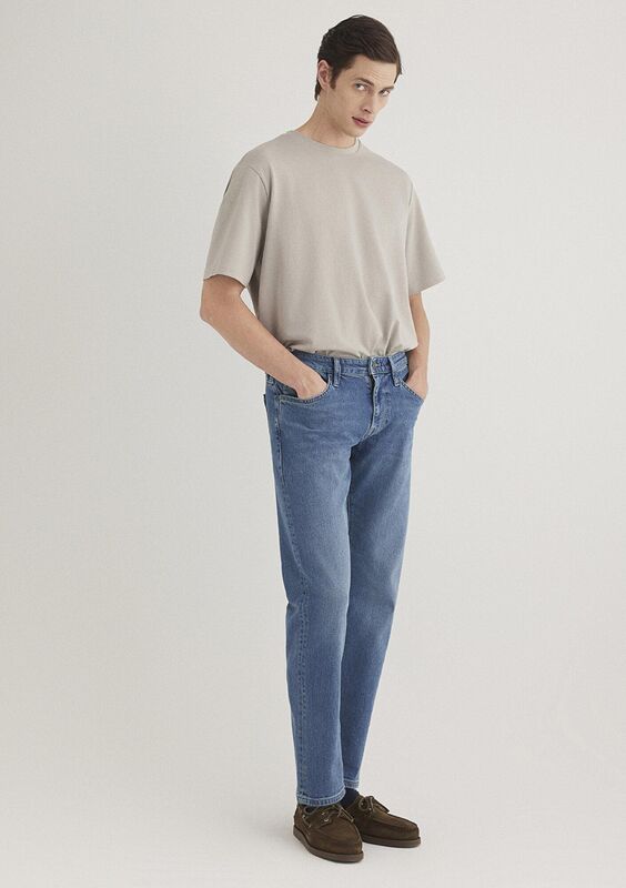 HUNTER Erkek Mavi Denim Pantolon - M00202