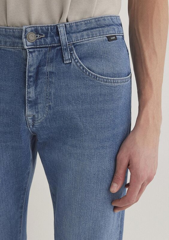 HUNTER Erkek Mavi Denim Pantolon - M00202
