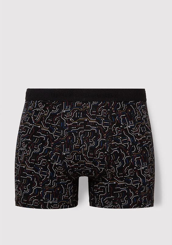 İÇ ÇAMAŞIRI Erkek Siyah Boxer - M0910451