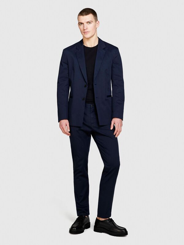 İki Düğmeli Slim Fit Ceket Erkek Lacivert Ceket - 324P2FBHSW01J