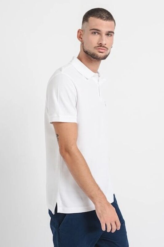 IMD REG POLO Erkek Beyaz T-Shirt - MW0MW33167