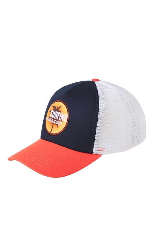 Jack & Jones - JACBYRON SURF TRUCKER CAP Erkek Mavi Şapka - 12235034 Jack & Jones - JACBYRON SURF TRUCKER CAP Erkek Mavi Şapka - 12235034