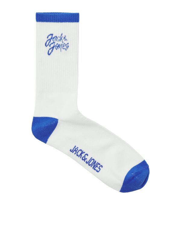 Jack & Jones - JACCAL LOGO TENNIS SOCK Erkek White Çorap - JJ12252044