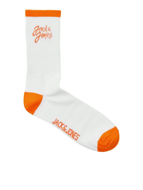 Jack & Jones - JACCAL LOGO TENNIS SOCK Erkek White Çorap - JJ12252044