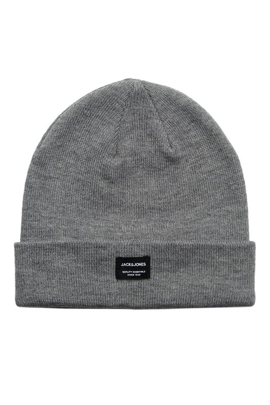 Jack & Jones - JACDNA BEANIE NOOS Erkek Gri Bere - 12092815