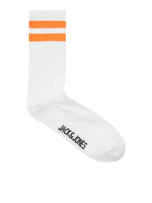 Jack & Jones - JACELI STRIPES TENNIS SOCK Erkek White Çorap - JJ12250739