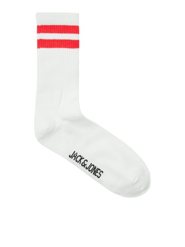 Jack & Jones - JACELI STRIPES TENNIS SOCK Erkek White Çorap - JJ12250739