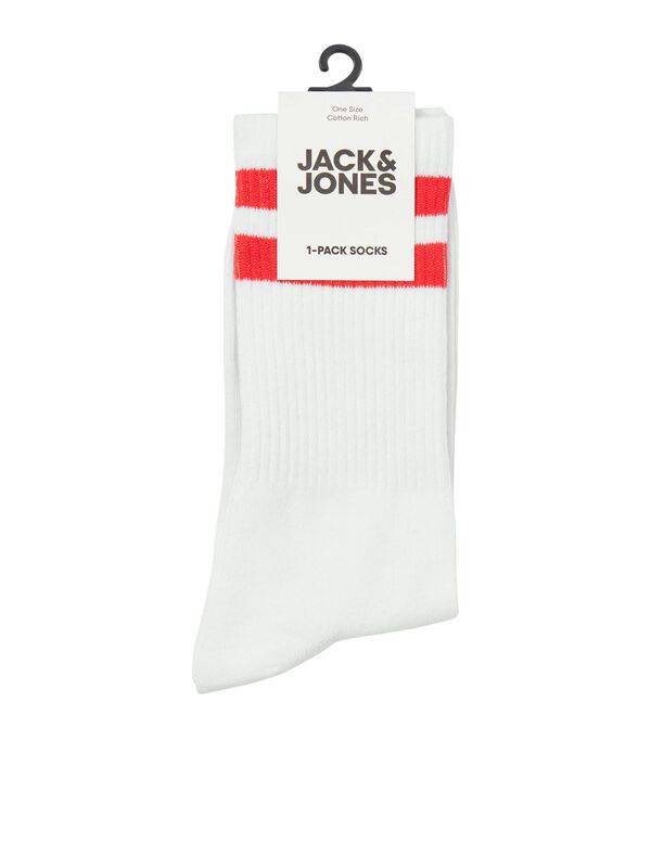 JACELI STRIPES TENNIS SOCK Erkek White Çorap - JJ12250739