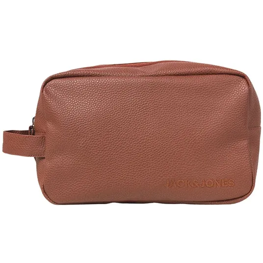 Jack & Jones - JACJAY TOILETRY BAG Erkek Kahverengi Çanta - JJ12182860