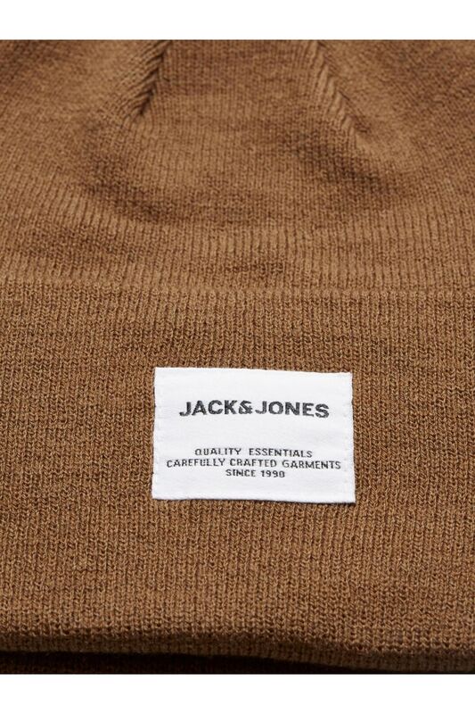 Jaclong Knit Beanie Noos Erkek Kahverengi Bere - 12150627