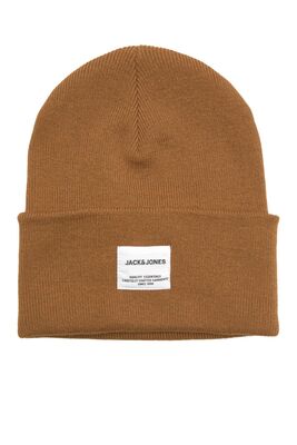 Jack & Jones - Jaclong Knit Beanie Noos Erkek Kahverengi Bere - 12150627