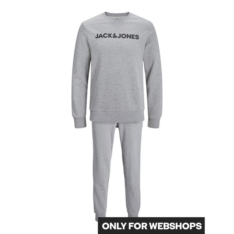 Jack & Jones - Jaclounge Set Noos Erkek Gri Eşofman Takımı - 12182478