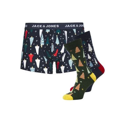 Jack & Jones - Jacnavy Tree Giftbox Erkek Lacivert Hediye Seti - 12228074