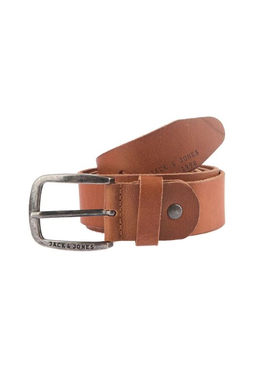 Jack & Jones - JACPAUL LEATHER BELT NOOS Erkek Kahverengi Kemer - 12111286